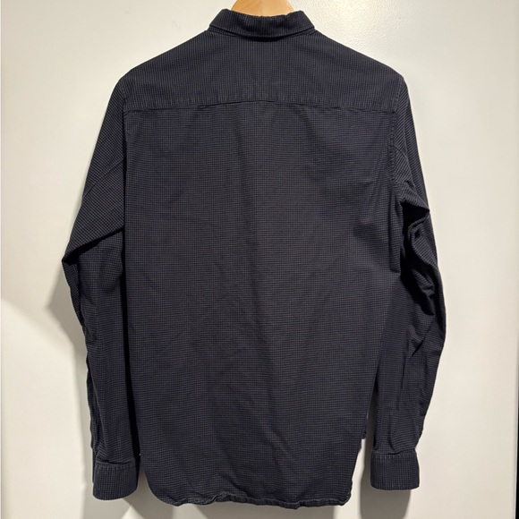 Black Grid Flannel Shirt - Picture 2 of 3